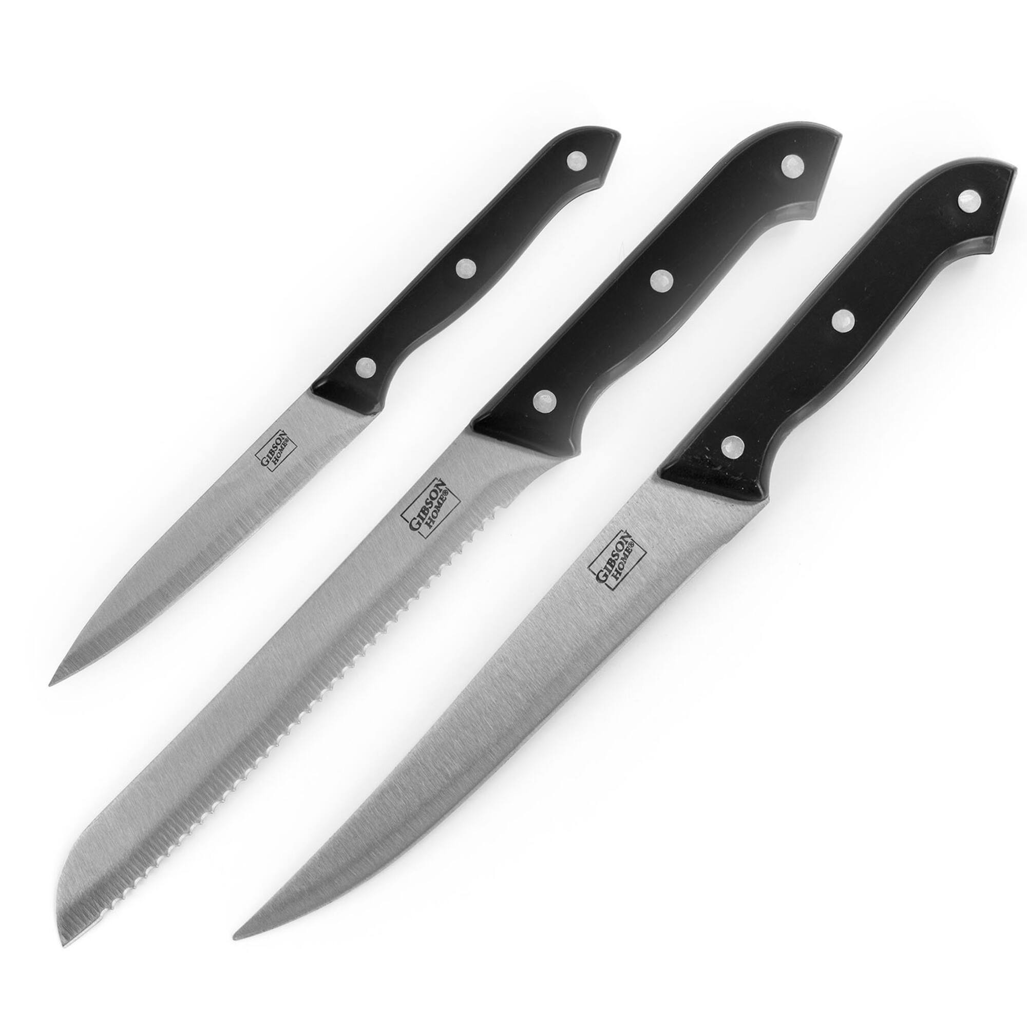 Gibson Home® Wildcraft 10-Piece Cutlery Set with Wooden Cutting Board